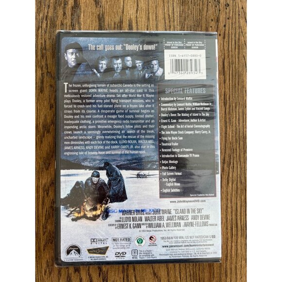John Wayne Collection DVD Island In The Sky Special Collector’s Edition NEW - Picture 3 of 4